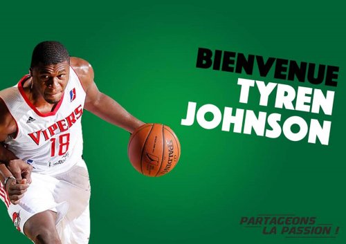 Tyren Johnson nouveau poste 4 de l'ADA Blois Basket